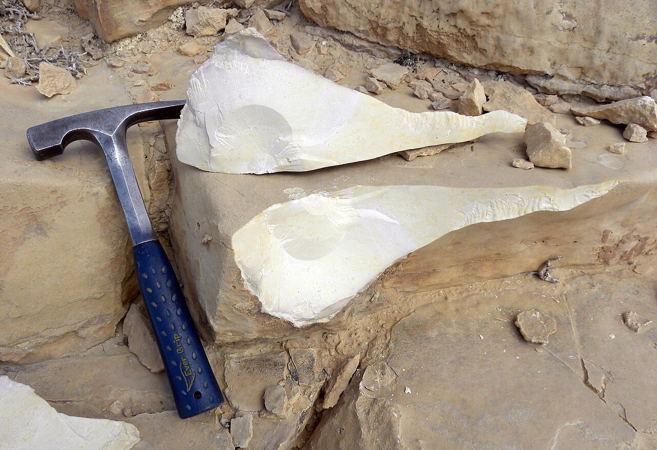 A geologist's rock hammer