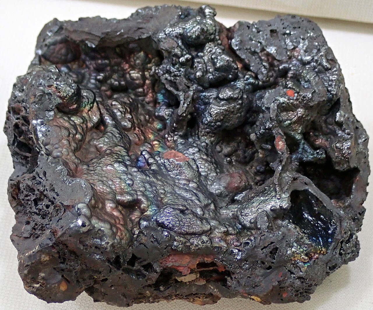 Botryoidal "kidney ore" hematite specimen