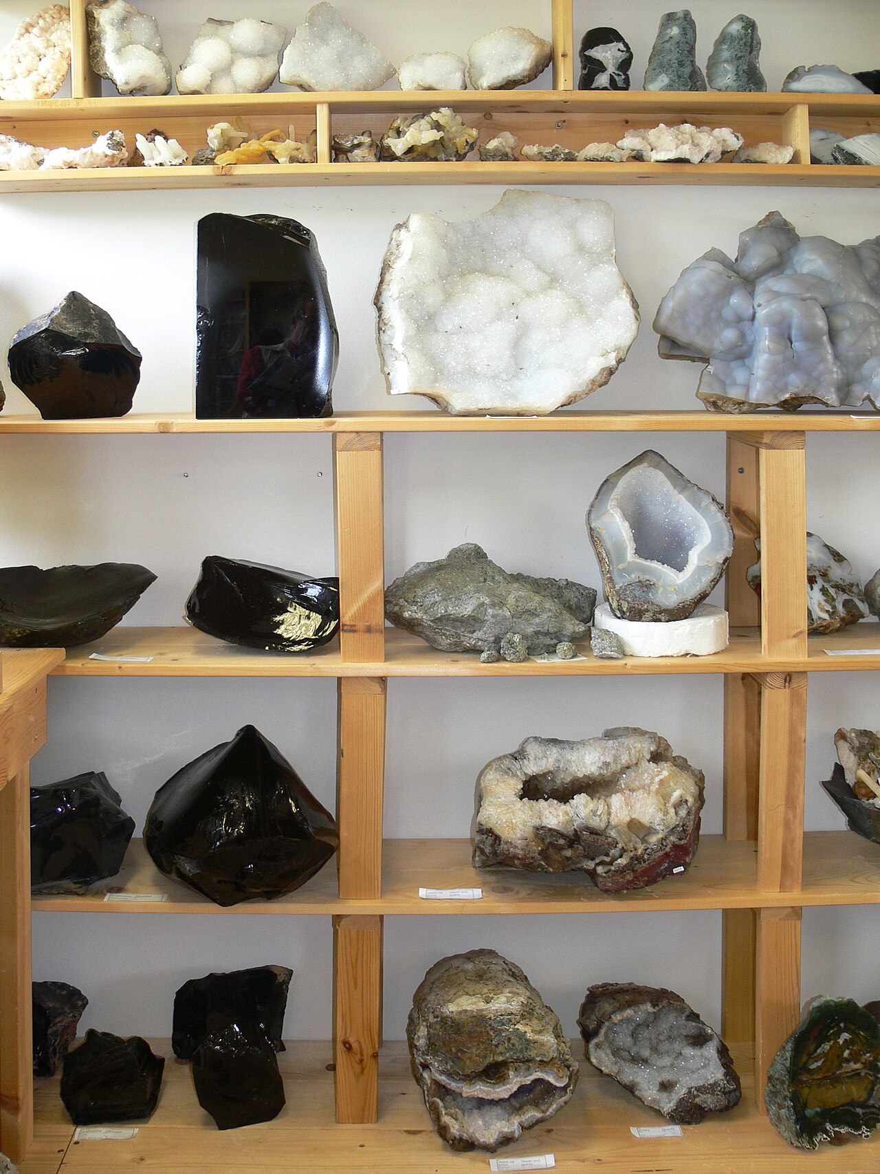 A gem and mineral show