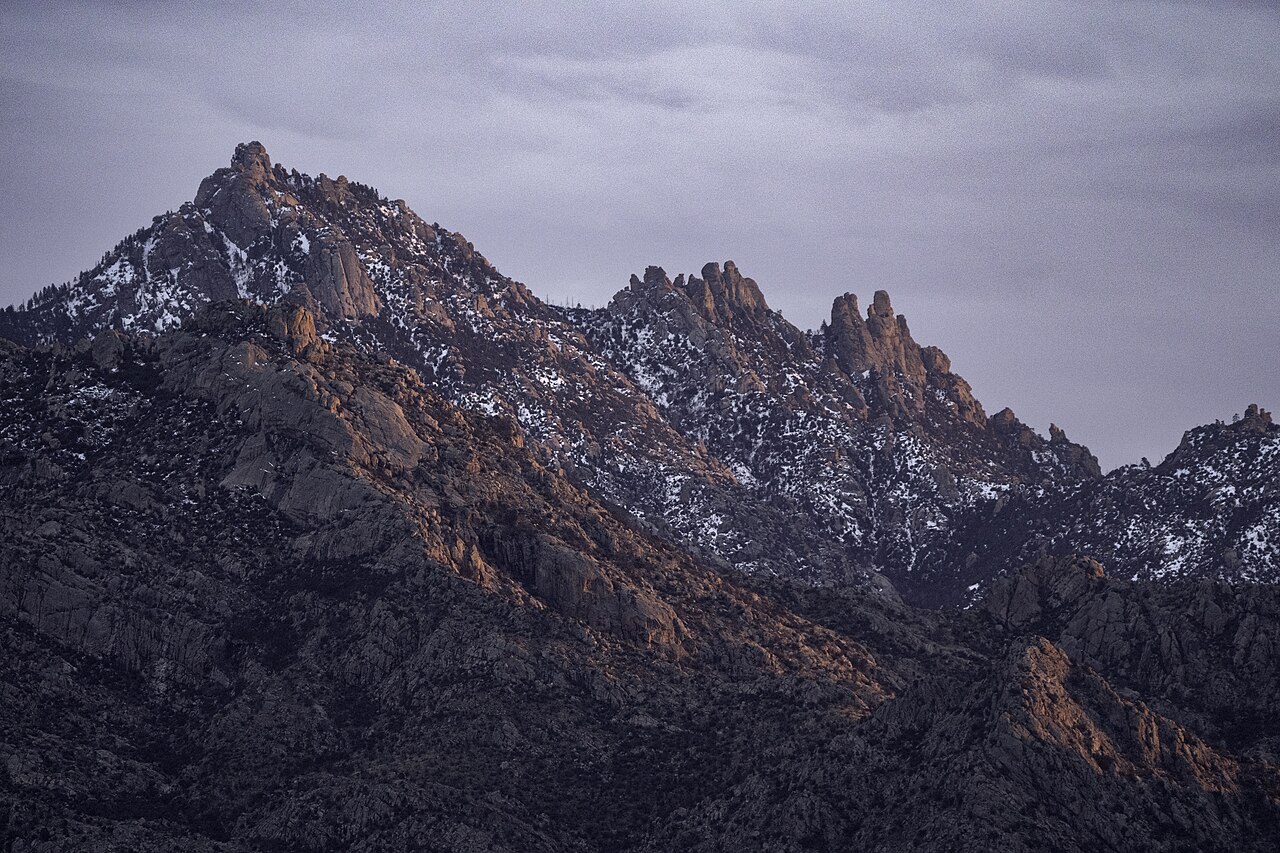 Santa Catalina Mountains rising above Tucson, Arizona