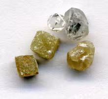Octahedral diamond crystal, hardness 10